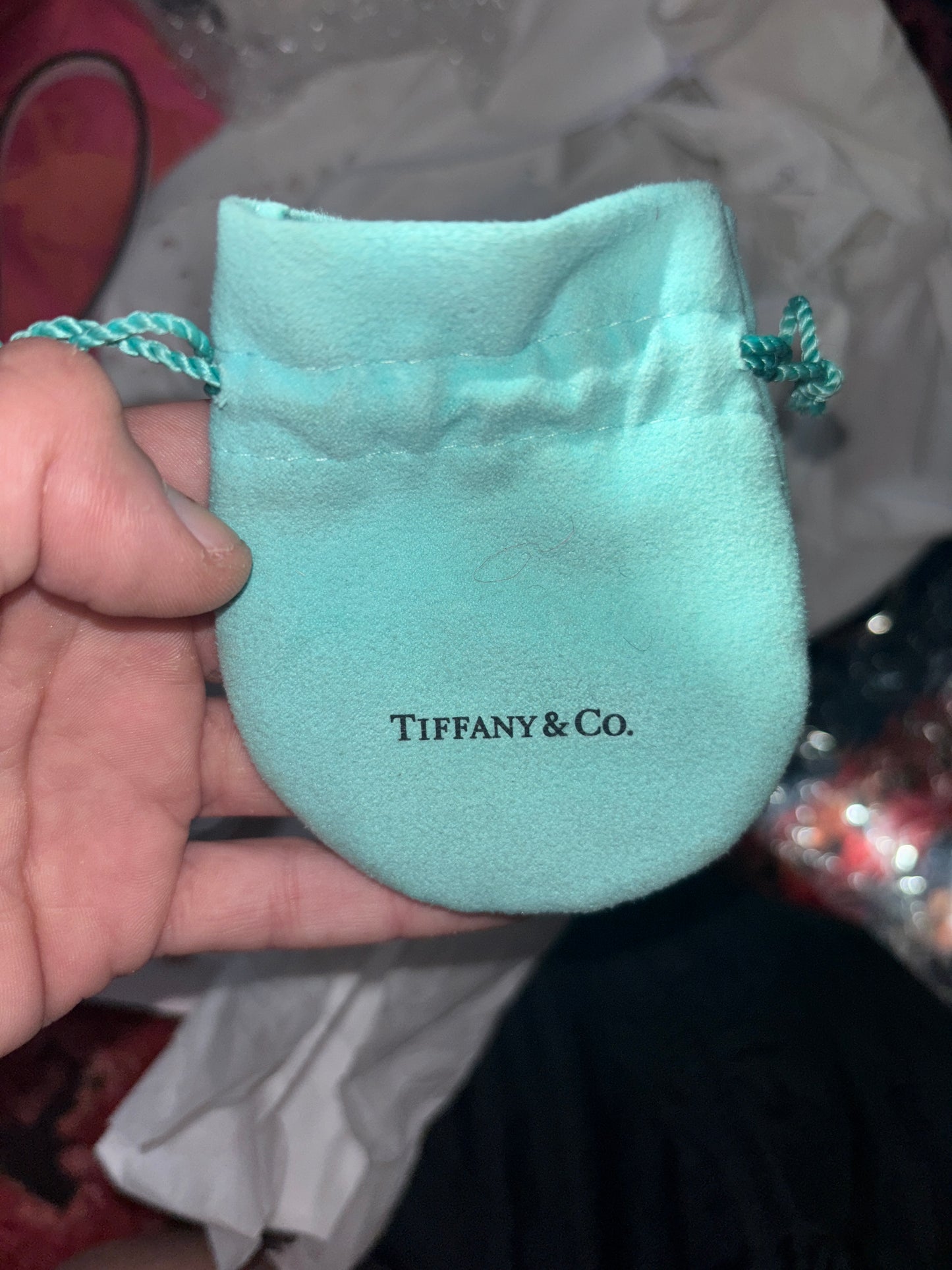 Tiffany and Co. heart pennant necklace