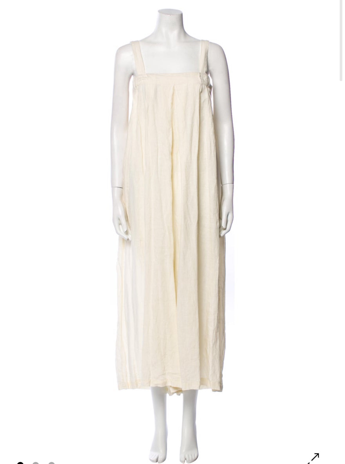 Linen origami jumpsuit 2way pant/romper black crane